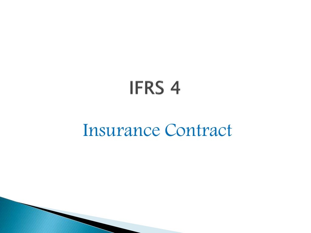IFRS 4: Insurance Contract & IAS 24: Related Party Disclosure