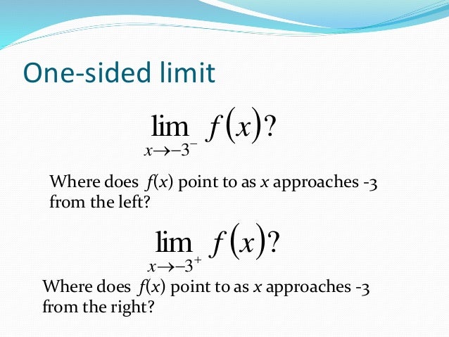 Limit of functions (CBA College of Business Ad)