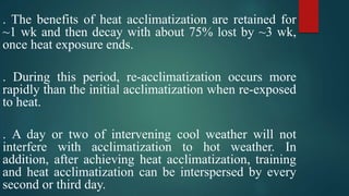 Limit of Tolerance of Heat & Acclimatization - Palas [Autosaved].pptx