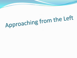 Approaching from the Left