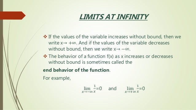 Limits AND Continuity
