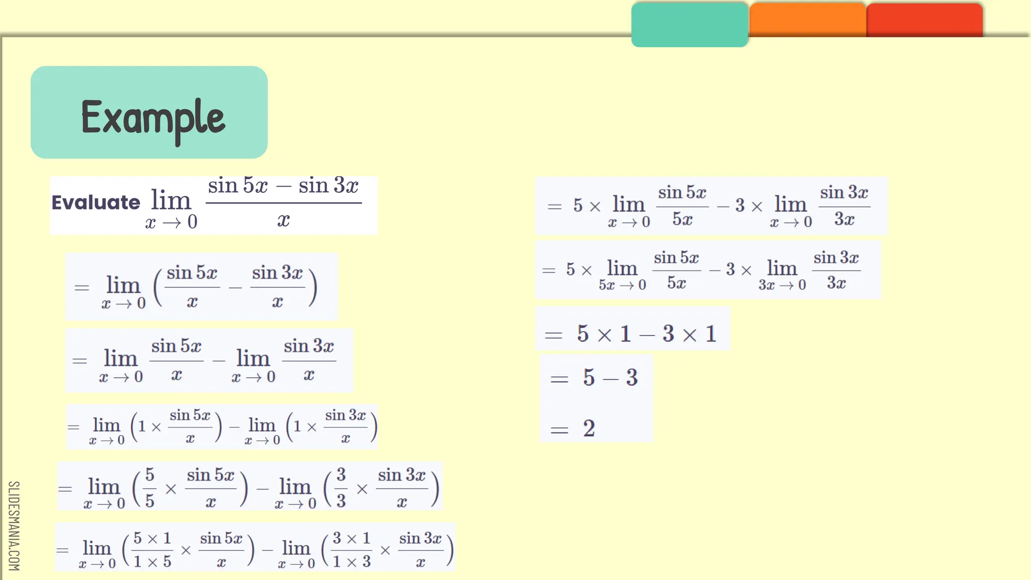 SLIDESMANIA.COM
Example
 