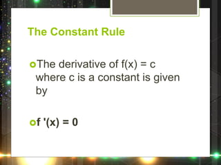 Limits, continuity, and derivatives | PPTX