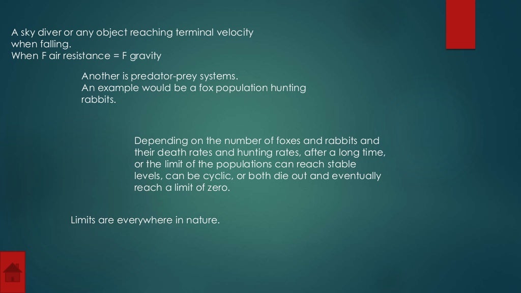 Limits and their applications