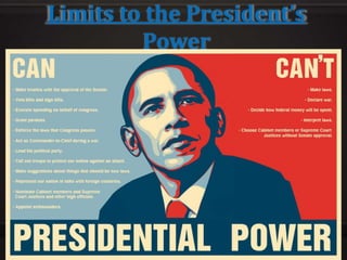 Limits to the President’s
         Power
 