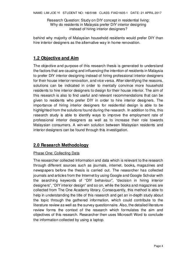 Design Research Study On Diy Do It Yourself Concept In Residential