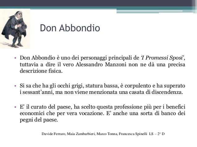 Descrizione Fisica E Morale Di Don Abbondio