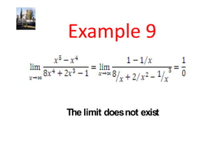 The limit does not exist
 