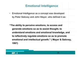 Leadership & Emotional Intelligence: Two Sides of the Same Coin