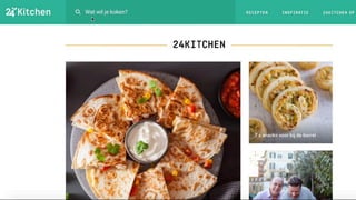 24Kitchen, the no. 1 platform for food lovers (Showcase LimoenGroen)