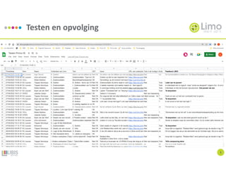 Testen en opvolging
3
 