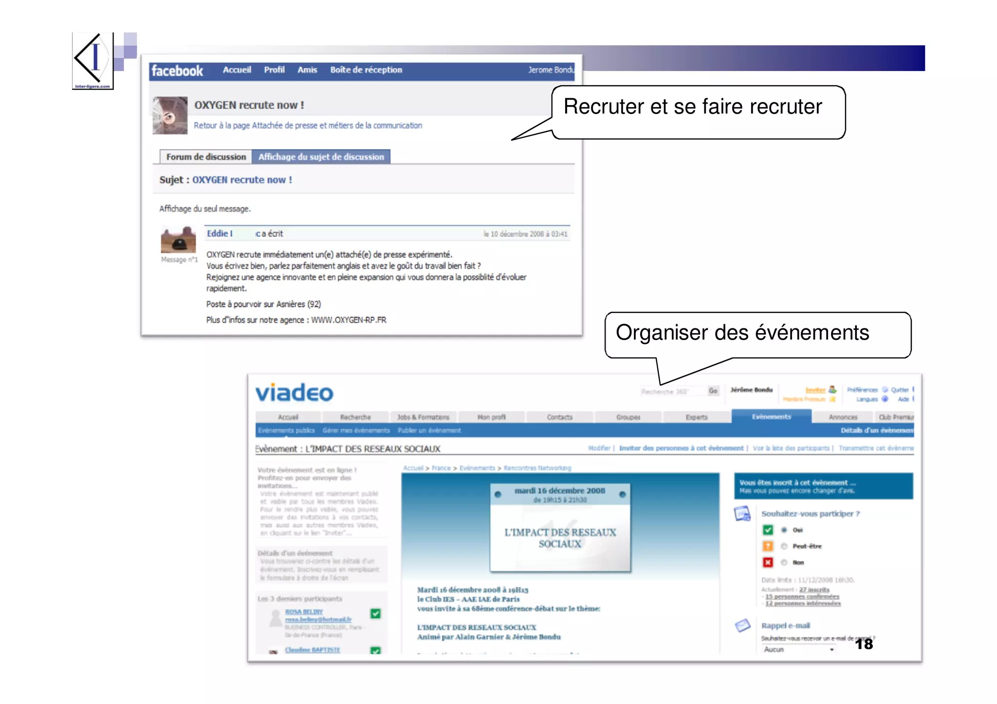 L'impact des réseaux sociaux - J.Bondu
