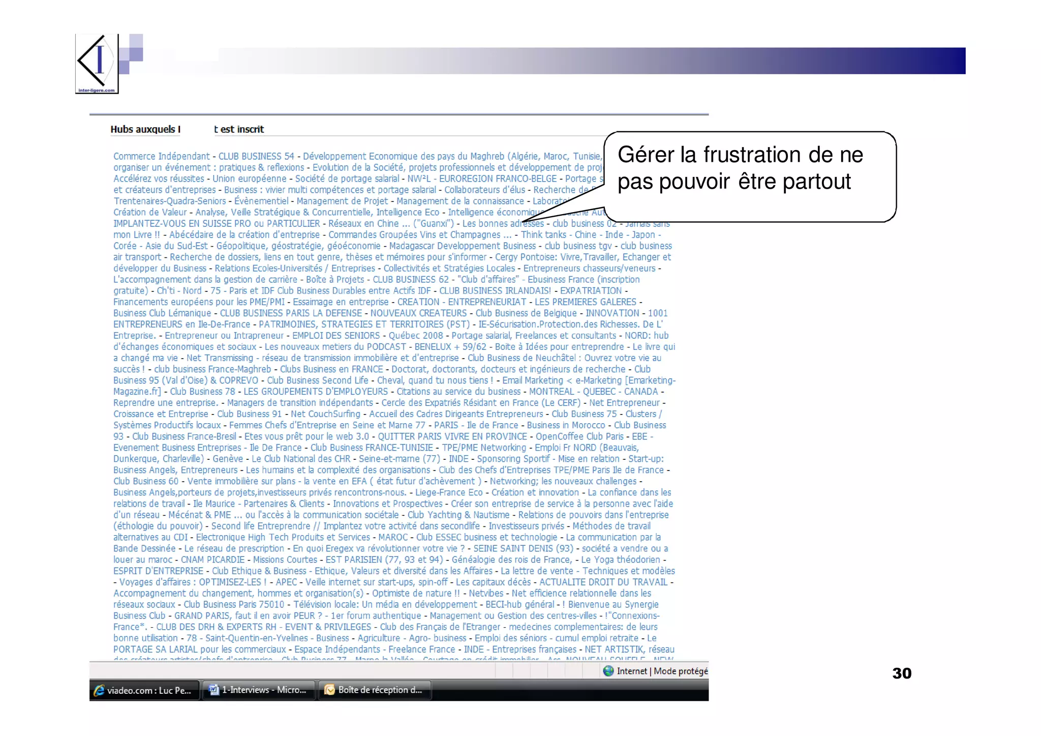 L'impact des réseaux sociaux - J.Bondu
