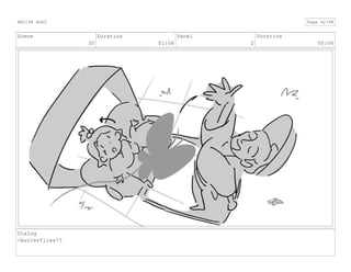 Scene
30
Duration
01:06
Panel
2
Duration
00:06
Dialog
-butterflies!?
ANI198 ASS2 Page 62/98
 