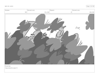 Scene
30
Duration
01:06
Panel
3
Duration
00:06
Dialog
-butterflies!?
ANI198 ASS2 Page 63/98
 