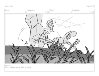 Scene
31
Duration
04:00
Panel
3
Duration
01:00
Dialog
?That sleep among the grain:?
ANI198 ASS2 Page 67/98
 