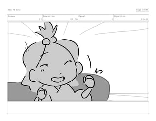 Scene
32
Duration
02:00
Panel
1
Duration
01:00
ANI198 ASS2 Page 69/98
 