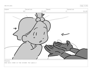 Scene
34
Duration
05:00
Panel
1
Duration
01:00
Dialog
And sell them in the street for gain.?
ANI198 ASS2 Page 73/98
 