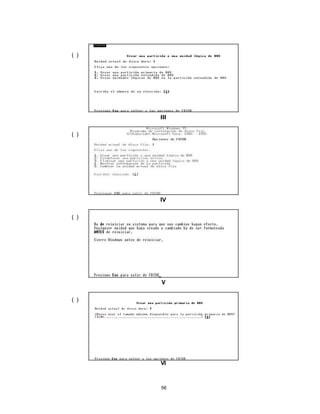 ( )




      III

( )




      IV

( )




      V

( )




      VI



      56
 