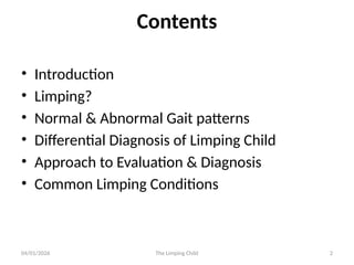 approching to a limping child and common presntation .pptx