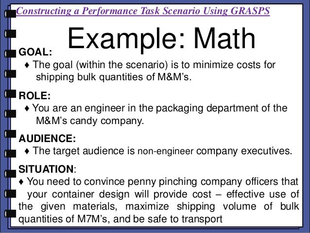 GRASP PERFORMANCE ASSESSMENT