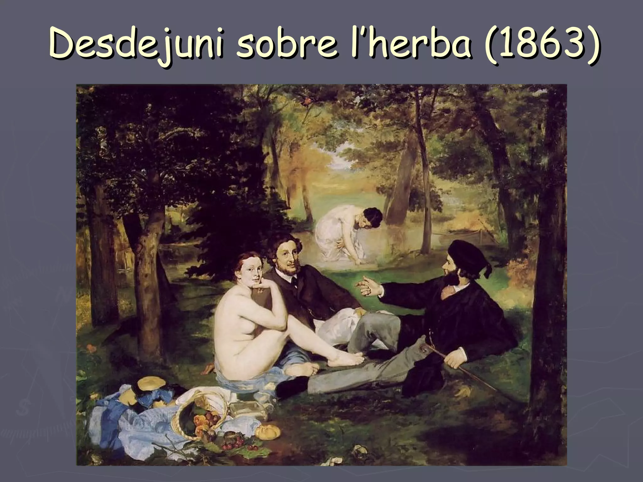Desdejuni sobre l’herba   (1863) 