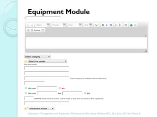 The importance of a laboratory information management system in a research setting