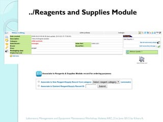 The importance of a laboratory information management system in a research setting