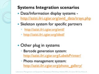 The importance of a laboratory information management system in a research setting