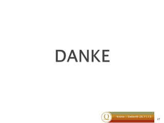 Krenn / Sieberth 26.11.13

27

 