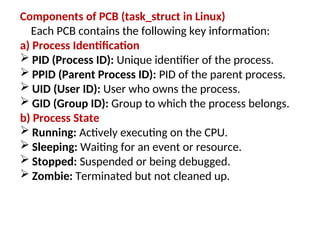 Limux Kernel Structure of the real time OD | PPT