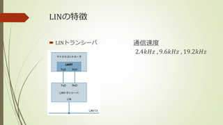 linの通信速度とは何ですか？: lin 終端抵抗 – HPJDFI