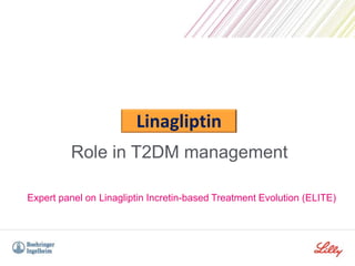 Role in T2DM management
Expert panel on Linagliptin Incretin-based Treatment Evolution (ELITE)
Linagliptin
 