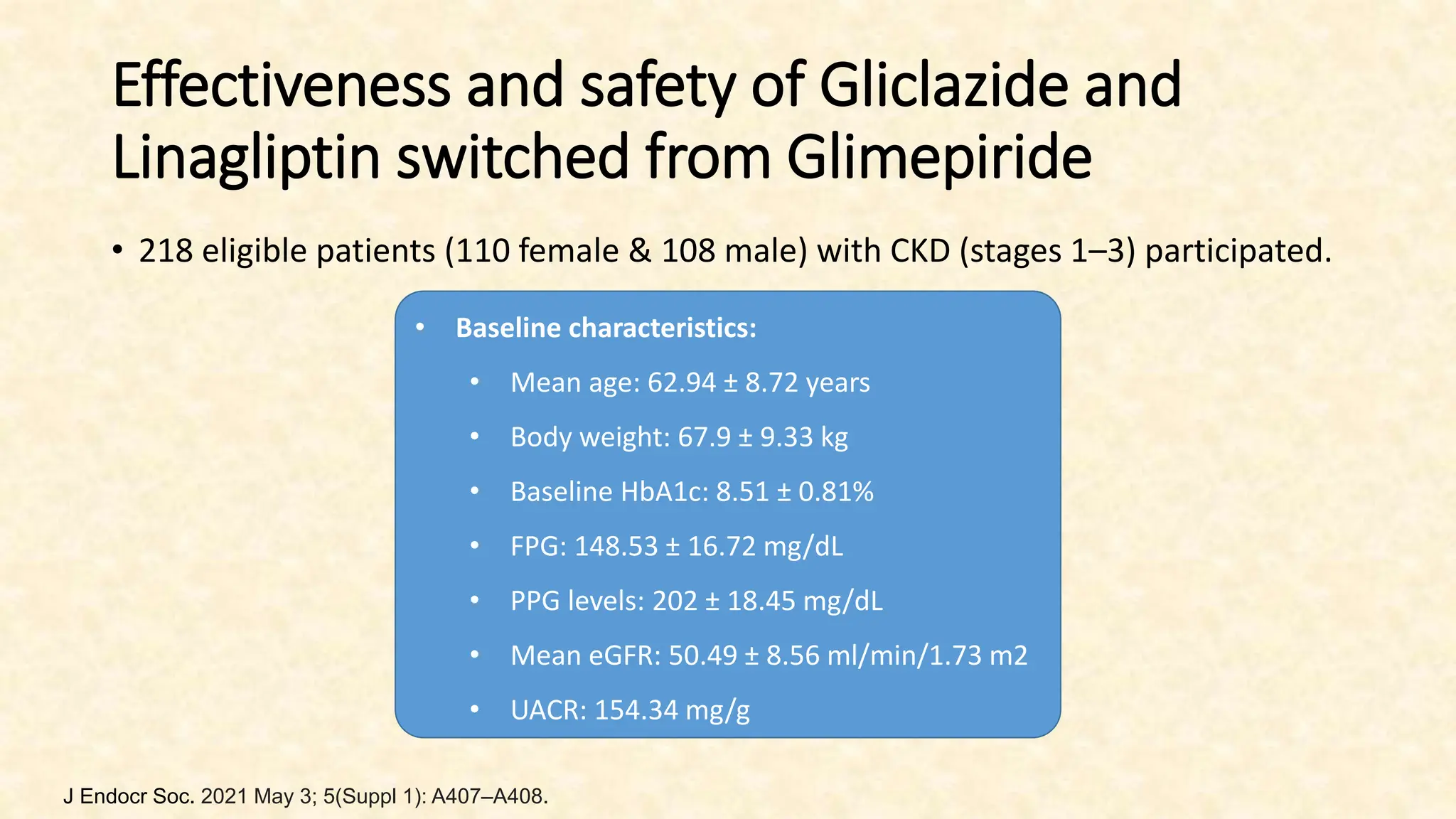 Image showcasing Linagliptin Endocrinologist Prespective - Case.pptx