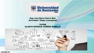 Esp. Lina María Ibarra Ruiz
Actividad 1 Mapa conceptual
TUTOR
GLADYS PATRICIA TORRES MURILLO
 