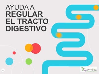 117
AYUDA A
REGULAR
EL TRACTO
DIGESTIVO
 