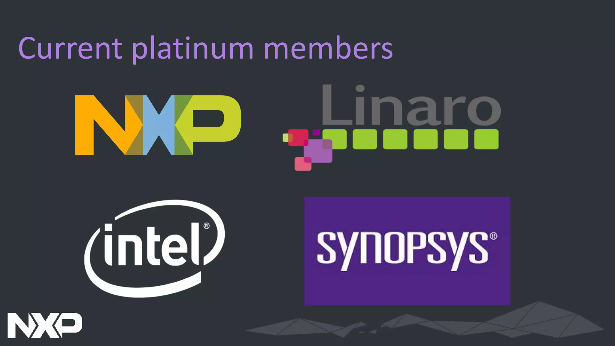 Current platinum members
 