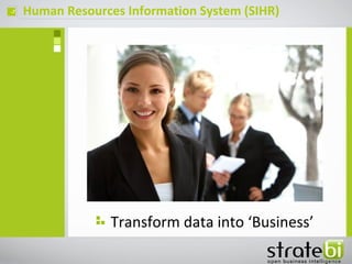 Human Resources Information System (SIHR)ç
Transform data into ‘Business’
 