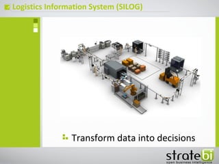 Logistics Information System (SILOG)ç
Transform data into decisions
 
