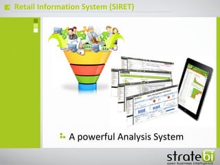 Retail Information System (SIRET)
3
ç
A powerful Analysis System
 