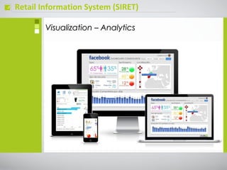 Visualization – AnalyticsVisualization – Analytics
ç Retail Information System (SIRET)
 