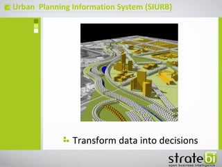 Urban Planning Information System (SIURB)ç
Transform data into decisions
 