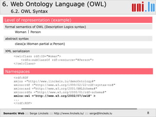 Semantic Web - OWL | PPTX