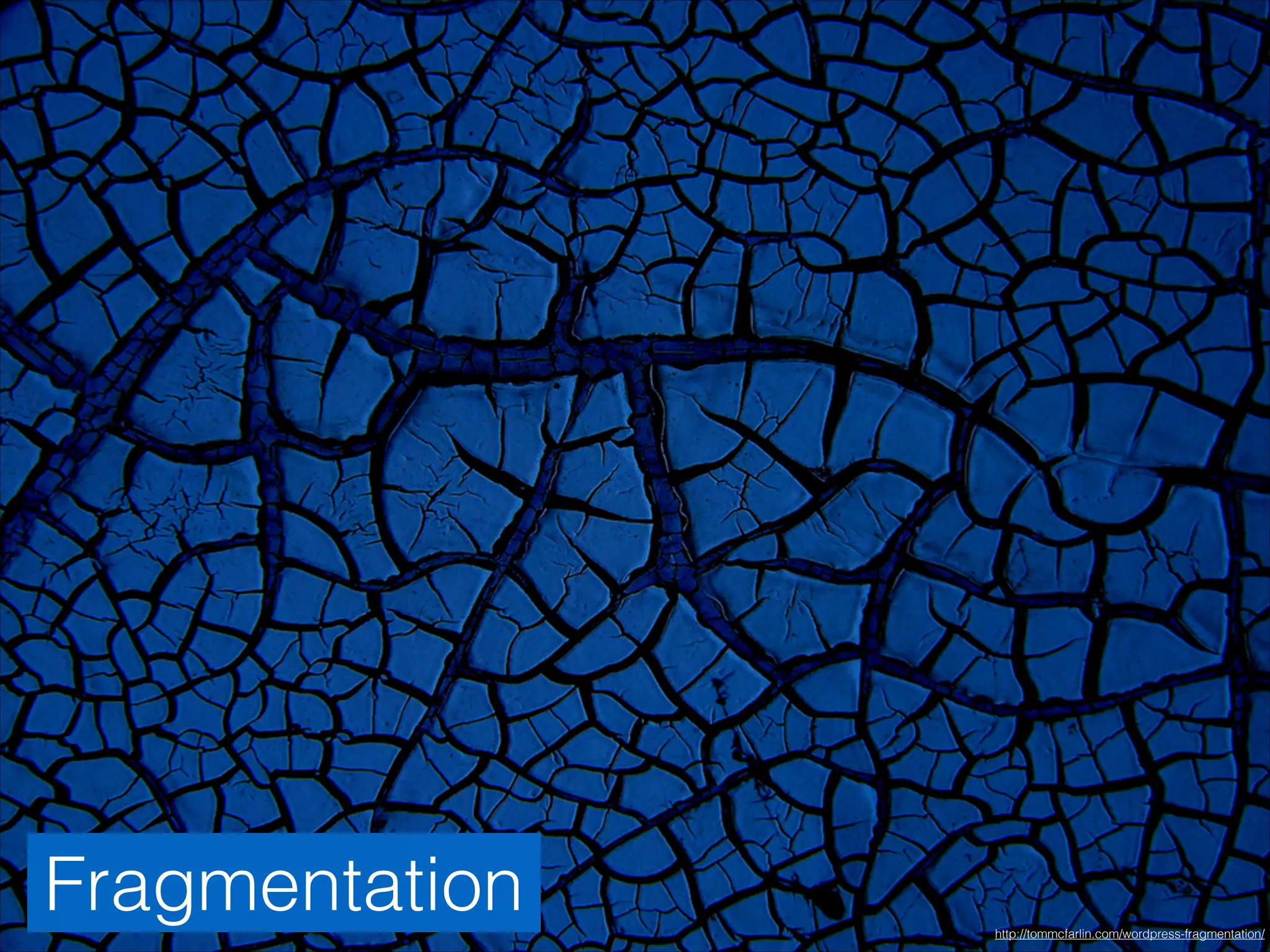 Fragmentation
http://tommcfarlin.com/wordpress-fragmentation/

 
