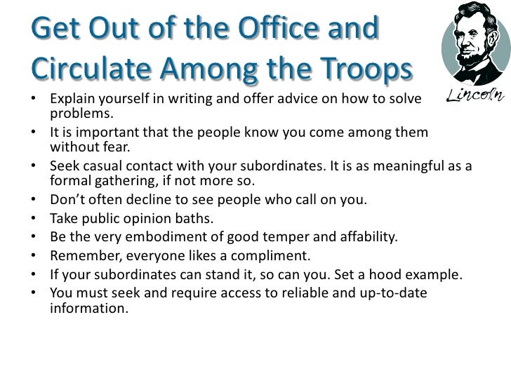 Lincoln On Leadership