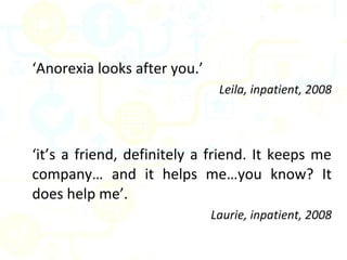 Anorexia Online: Ethnographic Explorations and Clinical Implications
