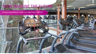 NOW IMAGINE THE FUTURE
CARDIO EQUIPMENT AND FULL NAUTILUS CIRCUIT
 