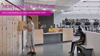 NOW IMAGINE THE FUTURE
WITH CONVENIENCE LOCKERS AND SUPPORT STAFF
 