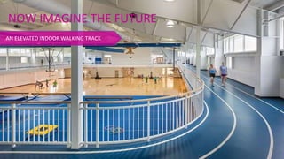 NOW IMAGINE THE FUTURE
AN ELEVATED INDOOR WALKING TRACK
 