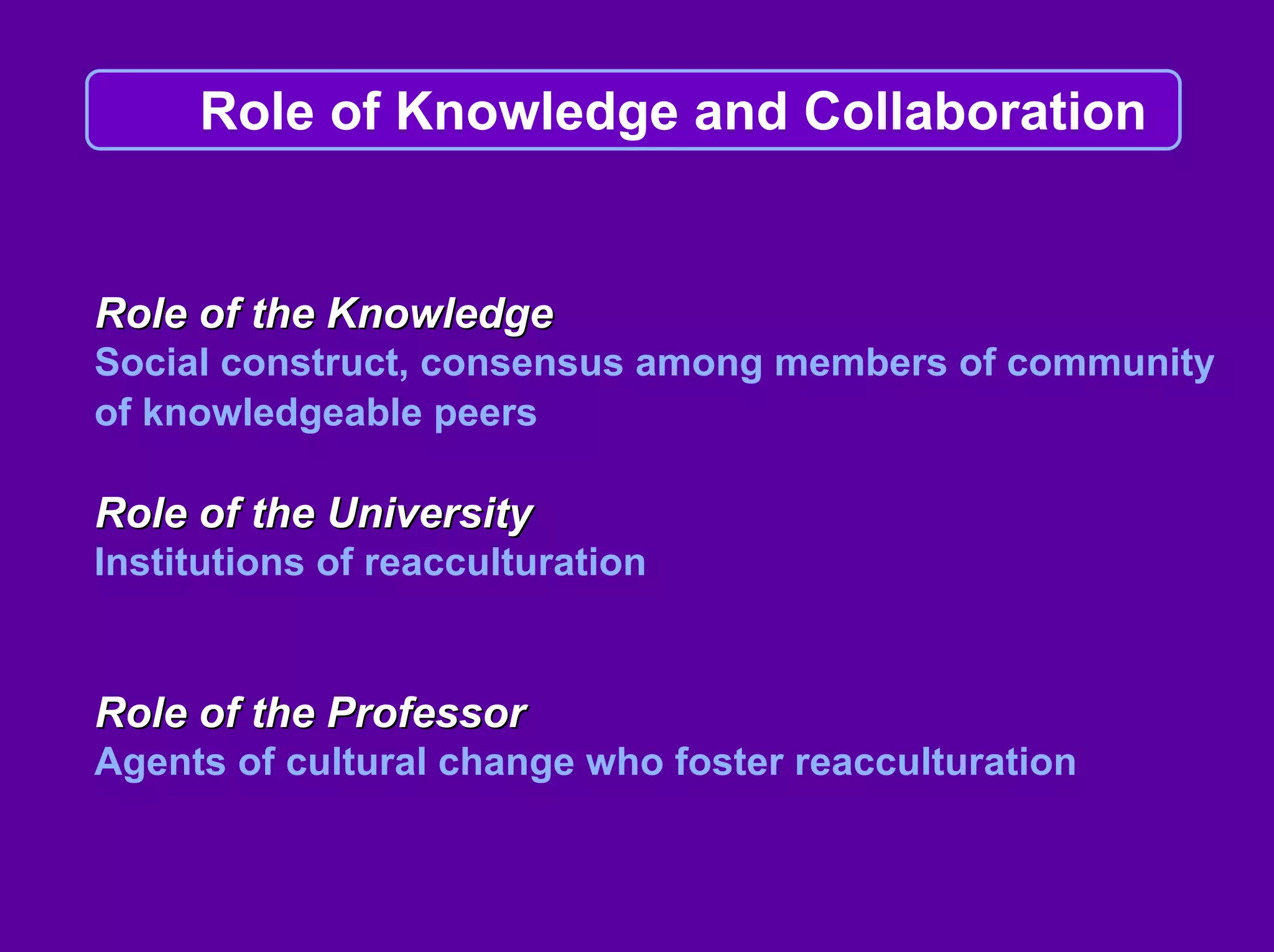 Linda Harasim on Online Collaborative Learning